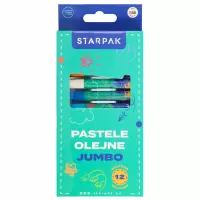 Ilustracja Starpak Pastele Olejowe Jumbo 12 Kolorów 583608