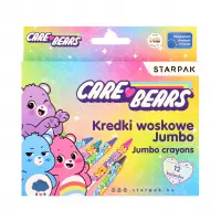 Ilustracja produktu Starpak Kredki Woskowe Jumbo 12 kolorów Care Bears 582123