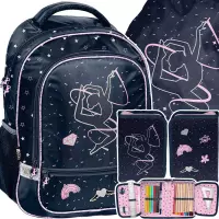 Ilustracja produktu Paso Zestaw Szkolny 3el. Akrobatka Plecak PP26AK-260 + Piórnik PP26AK-P001+ Worek PP26AK-712