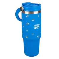 Ilustracja Kubek Termiczny z Uchwytem Astro Bot 