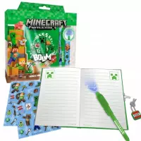 Ilustracja Kids Licensing Pamiętnik z Magicznym Długopisem Minecraft Creeper 884990