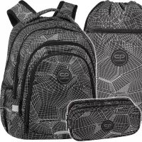 Ilustracja produktu Zestaw 3el. CoolPack Drafter 3 Plecak Szkolny Render F010917 + Worek F070917 + Piórnik F065917