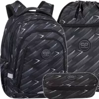 Ilustracja produktu Zestaw 3el. CoolPack Drafter 3 Plecak Szkolny Blackboard F010921 + Worek F070921 + Piórnik F062921