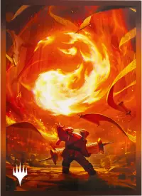 Ilustracja produktu Gamegenic: Magic the Gathering - Secrets of Strixhaven - Premium Art Sleeves - Mountain