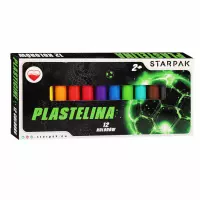 Ilustracja produktu Starpak Plastelina 12 Kolorów Football 584480