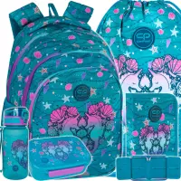 Ilustracja produktu CoolPack Zestaw Szkolny Seafish 5el. Plecak Jerry F029963 + Worek F159963 + Piórnik F076963 + Z17963 + Z18963