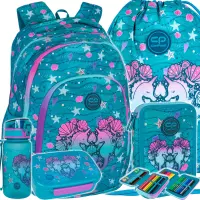 Ilustracja produktu CoolPack Zestaw Szkolny Seafish 5el. Plecak Prime Pro F162963 + Worek F159963 + Piórnik F066963 + Z17963 + Z18963