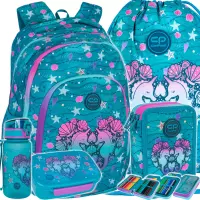 Ilustracja produktu CoolPack Zestaw Szkolny Seafish 5el. Plecak Prime Pro F162963 + Worek F159963 + Piórnik F067963 + Z17963 + Z18963