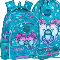 Ilustracja produktu CoolPack Zestaw Szkolny Seafish 5el. Plecak Fast F163963 + Worek F159963 + Piórnik F062963 + Z17963 + Z18963