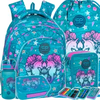 Ilustracja produktu CoolPack Zestaw Szkolny Seafish 5el. Plecak Fast F163963 + Worek F159963 + Piórnik F067963 + Z17963 + Z18963