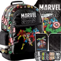 Ilustracja produktu Paso Zestaw Szkolny 3el.Marvel Comics Plecak AV26BB-116 + Piórnik AV25LL-P001 + Worek AV26BB-712