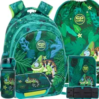 Ilustracja produktu CoolPack Zestaw Szkolny Tropic 5el. Plecak Jerry F029965 + Worek F159965 + Piórnik F076965 + Z17965 + Z18965