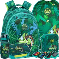 Ilustracja produktu CoolPack Zestaw Szkolny Tropic 5el. Plecak Jerry F029965 + Worek F159965 + Piórnik F067965 + Z17965 + Z18965