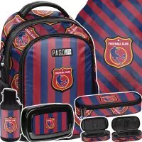 Ilustracja produktu Paso Zestaw Szkolny 5el Football Club Plecak PP26FT-260 + Piórnik PP26FT-013 + Worek PP26FT-712