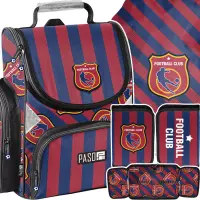Ilustracja produktu  Paso Zestaw Szkolny 3el Football Club Tornister PP26FT-525 + Piórnik PP26FT-P001BW + Worek PP26FT-712