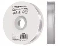 Ilustracja produktu Craft With Fun Wstążka Dekoracyjna 12mm/25m Srebrna 599304