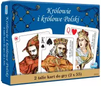 Ilustracja Karty 2 x 55 Królowie i królowe Polski Ilustracja Karty 2 x 55 Królowie i królowe Polski