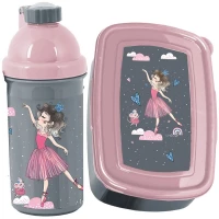 Ilustracja produktu Paso Zestaw Śniadaniowy Balet Bidon PP23BA-3021 + Śniadaniówka PP23BA-3022