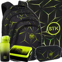 Ilustracja produktu Zestaw 5el. CoolPack Drafter Plecak Szkolny Quake F010750 + Worek 553005 + Piórnik F105750