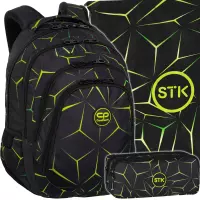 Ilustracja produktu Zestaw 3el. CoolPack Drafter Plecak Szkolny Quake F010750 + Worek 553005 + Piórnik 553008