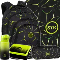 Ilustracja produktu Zestaw 5el. CoolPack Drafter Plecak Szkolny Quake F010750 + Worek 553005 + Piórnik 553008
