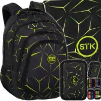 Ilustracja produktu Zestaw 3el. CoolPack Drafter Plecak Szkolny Quake F010750 + Worek 553005 + Piórnik 553007