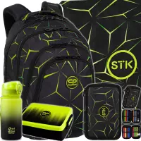 Ilustracja produktu Zestaw 5el. CoolPack Drafter Plecak Szkolny Quake F010750 + Worek 553005 + Piórnik 553007
