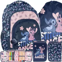 Ilustracja produktu Paso Zestaw Szkolny 3el. Stitch Plecak DS25CC-276 + Piórnik DS25CC-P001 + Worek DS25CC-712