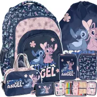 Ilustracja produktu Paso Zestaw Szkolny 5el. Stitch Plecak DS25CC-276 + Piórnik DS25CC-P001 + Worek DS25CC-712 + Torba DS25CC-074