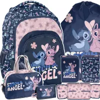 Ilustracja produktu Paso Zestaw Szkolny 3el. Stitch Plecak DS25CC-276 + Piórnik DS25CC-P001BW + Worek DS25CC-712 + Torba DS25CC-074