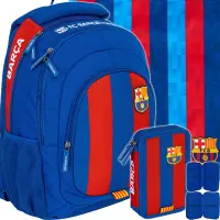 Ilustracja produktu Astra Zestaw Szkolny 3el. FC Barcelona Plecak AB330 502024133 + Worek 507023033 + Piórnik 503024079