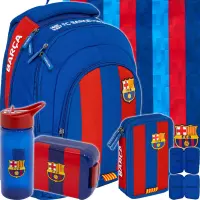 Ilustracja produktu Astra Zestaw Szkolny 5el. FC Barcelona Plecak AB330 502024133 + Worek 507023033 + Piórnik 503024079 + 511025014 + 511025015