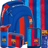 Ilustracja Astra Zestaw Szkolny 5el. FC Barcelona Plecak AB330 502024133 + Worek 507023033 + Piórnik 503023058 + 511025014 + 511025015