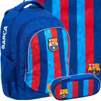 Ilustracja produktu Astra Zestaw Szkolny 3el. FC Barcelona Plecak AB340 502023094 + Worek 507023033 + Piórnik 503023041
