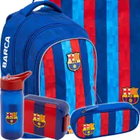 Ilustracja produktu Astra Zestaw Szkolny 5el. FC Barcelona Plecak AB340 502023094 + Worek 507023033 + Piórnik 503023041 + 511025014 + 511025015