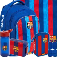 Ilustracja produktu Astra Zestaw Szkolny 5el. FC Barcelona Plecak AB340 502023094 + Worek 507023033 + Piórnik 503024079 + 511025014 + 511025015