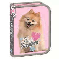 Ilustracja produktu St. Majewski Piórnik Dwuklapkowy Bez Wyposażenia Sweet Pomeranian 688591