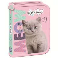 Ilustracja produktu St. Majewski Piórnik Dwuklapkowy Bez Wyposażenia Fluffy Kitty 687044