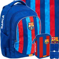 Ilustracja produktu Astra Zestaw Szkolny 3el. FC Barcelona Plecak AB340 502023094 + Worek 507023033 + Piórnik 503024079