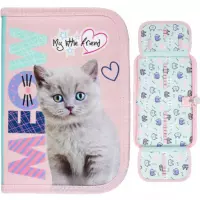 Ilustracja produktu St. Majewski Piórnik Dwuklapkowy Bez Wyposażenia Fluffy Kitty 687044
