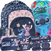 Ilustracja produktu Paso Zestaw Szkolny 5el. Stitch Plecak DS25CC-276 + Piórnik DS25CC-013 + Worek DS25CC-712 + Torba DS25CC-074