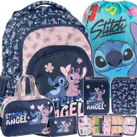 Ilustracja produktu Paso Zestaw Szkolny 5el. Stitch Plecak DS25CC-276 + Piórnik DS25CC-P001 + Worek DS25CC-712 + Torba DS25CC-074
