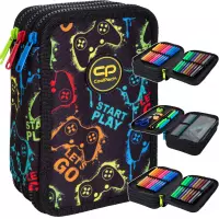 Ilustracja produktu CoolPack Jumper 3 Piórnik Trzykomorowy Z Wyposażeniem XPlay E67606