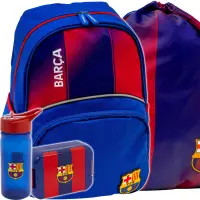 Ilustracja FC Barcelona Zestaw Szkolny Young 4el. Plecak AK300 502026031 + Worek 507026013 + 511025014 + 511025015