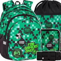 Ilustracja produktu CoolPack Zestaw Szkolny Game Zone 3el. Plecak F029826+ Piórnik F076826+ Worek F070826