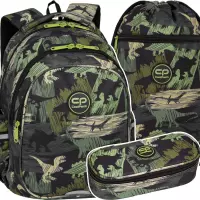 Ilustracja produktu CoolPack Zestaw Szkolny Adventure Park 3el. Plecak F029672 + Piórnik F062672 + Worek F070672