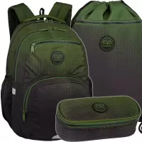 Ilustracja produktu CoolPack Zestaw Szkolny Gradient Grass 3el. Plecak F099757 + Worek F070757 + Piórnik F062757