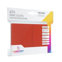 Ilustracja produktu Gamegenic: Prime CCG Sleeves (66x91 mm) - Koszulki na Karty - Red 100 sztuk