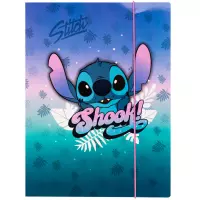 Ilustracja Coolpack Teczka z Gumką A4 Stitch Blue wzór 2 78478PTR