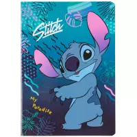 Ilustracja produktu Coolpack Zeszyt A5 32 kartki 3linia kolorowa Stitch Blue wzór 4 77990PTR